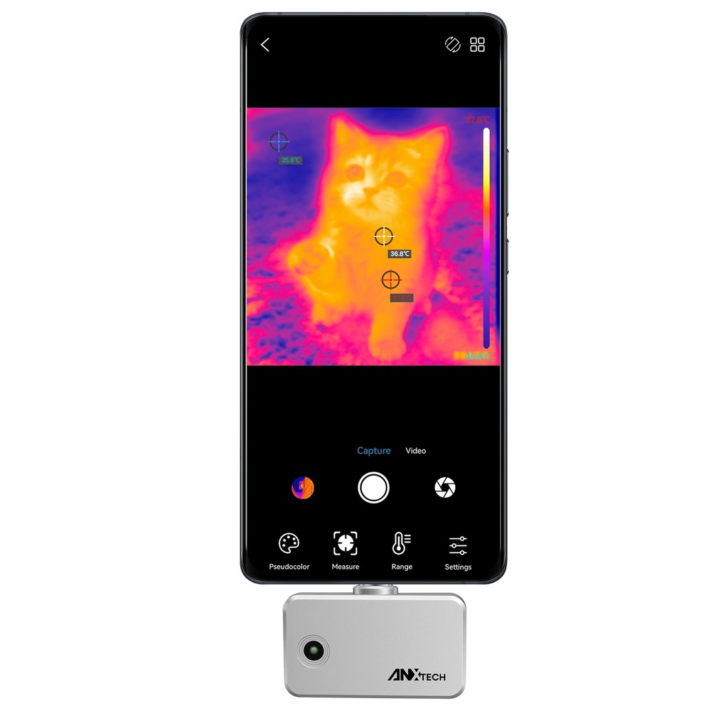 Mini Infrared Thermal Imaging Camera 240*240 TISR Resolution for Android