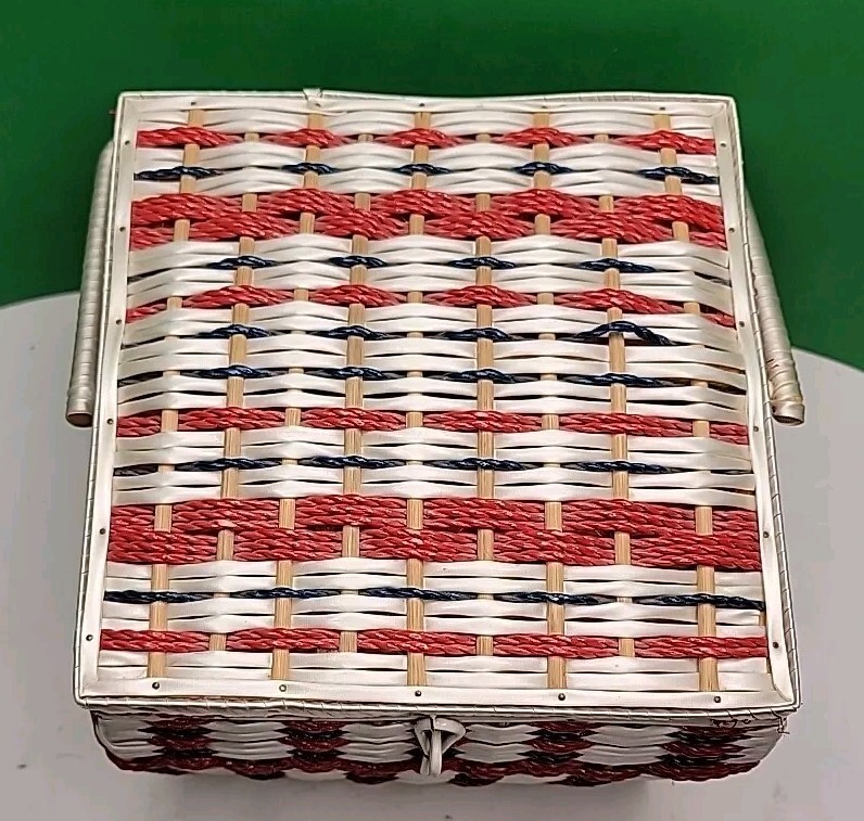 Mixed Lot of Sewing Supplies With Basket - New & Used.