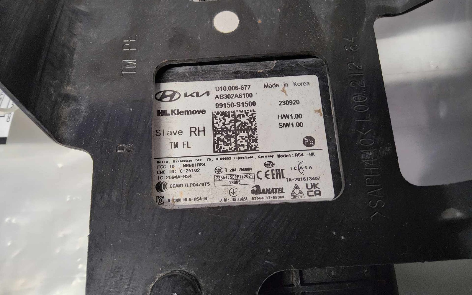 Rear Radar Unit Blind Spot Alert RH HYUNDAI SANTA FE 21 22 23 ID 99150S1500