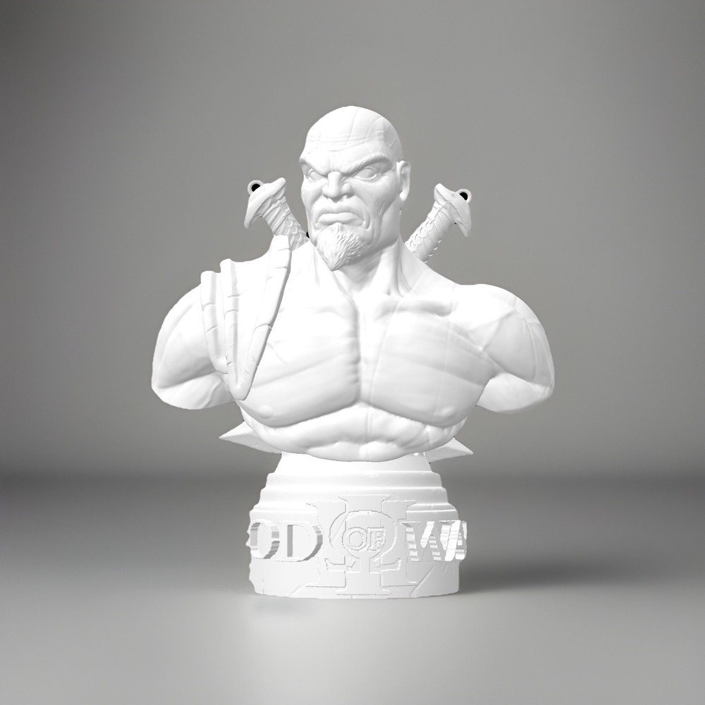Kratos Bust 8 Inches-White