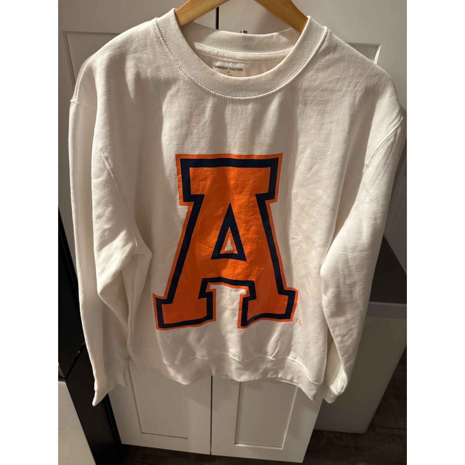 Gameday Couture x Madi Prewett Auburn Tigers Sweatshirt Womens Medium Cream