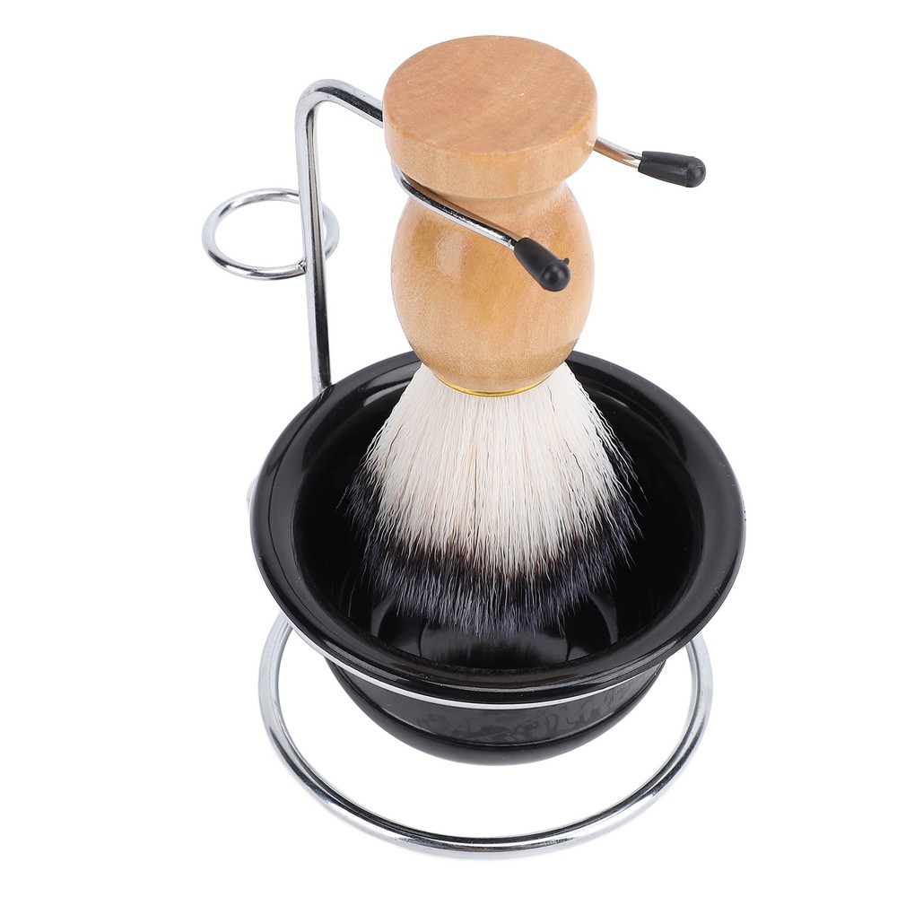 Stylish Shaving Brush Set Efficient Lathering For Men