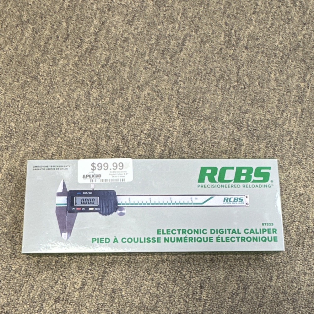 RCBS Electronic Digital Caliper Model 87323 Precision Measurement Tool