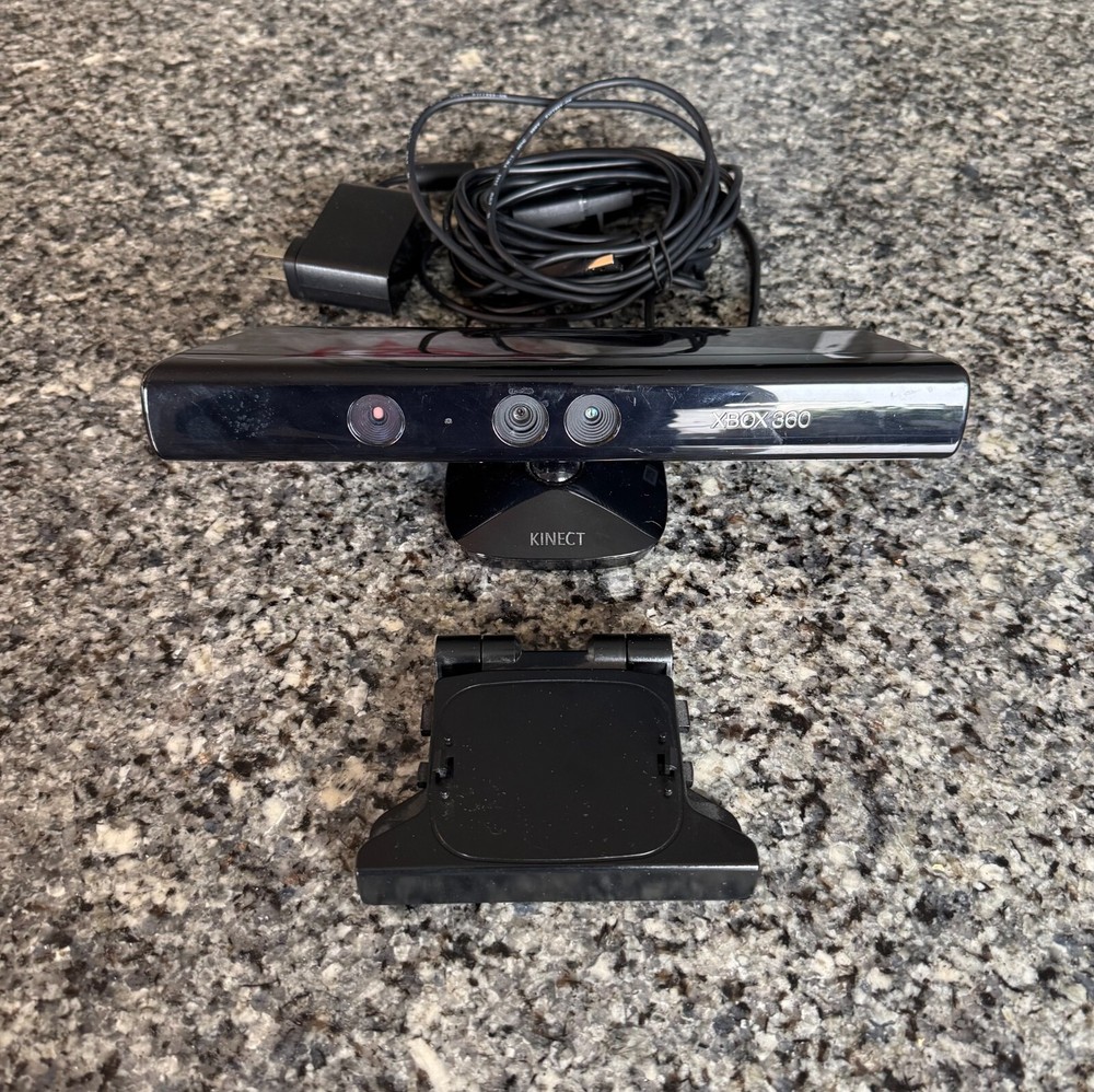 Microsoft Xbox 360 Kinect Motion Sensor Bar with mount clip stand! ~ Works Great