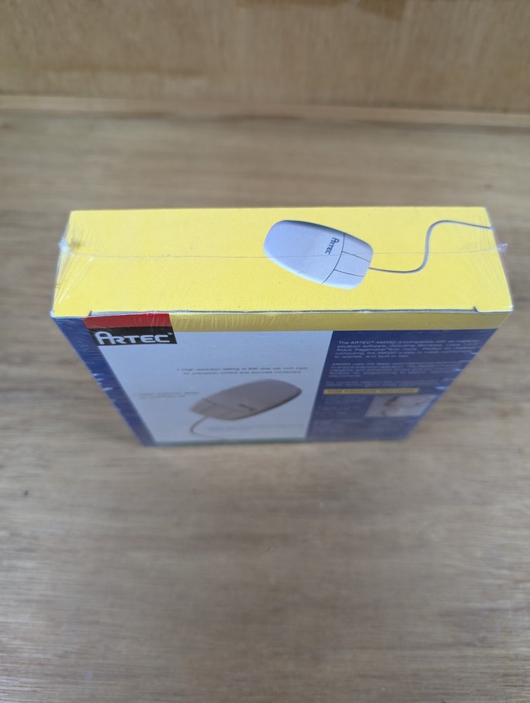 VINTAGE! Artec AM350 3-Button Wired Serial Mouse