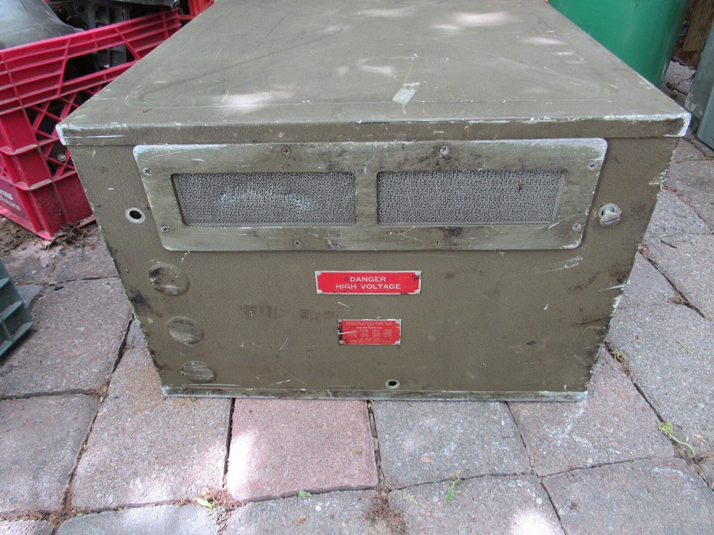 Vintage US Military Radio Transmitter T-217A/GR General Motors Co HAM Radio