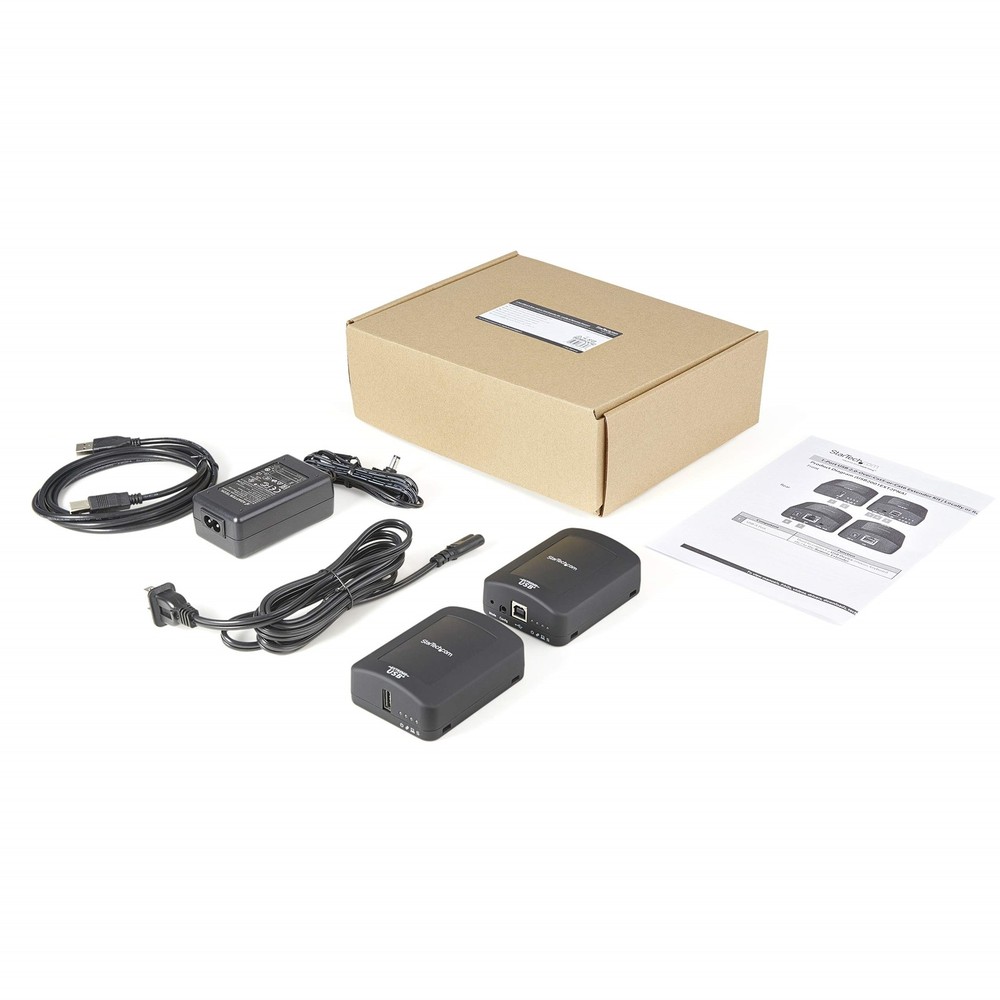 StarTech USB 2.0 Extender over Cat5e or Cat6 330ft USB Extender Adapter Kit