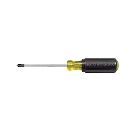 Klein Tools 603-4 No. 2 Phillips Screwdriver 4" Round Shank