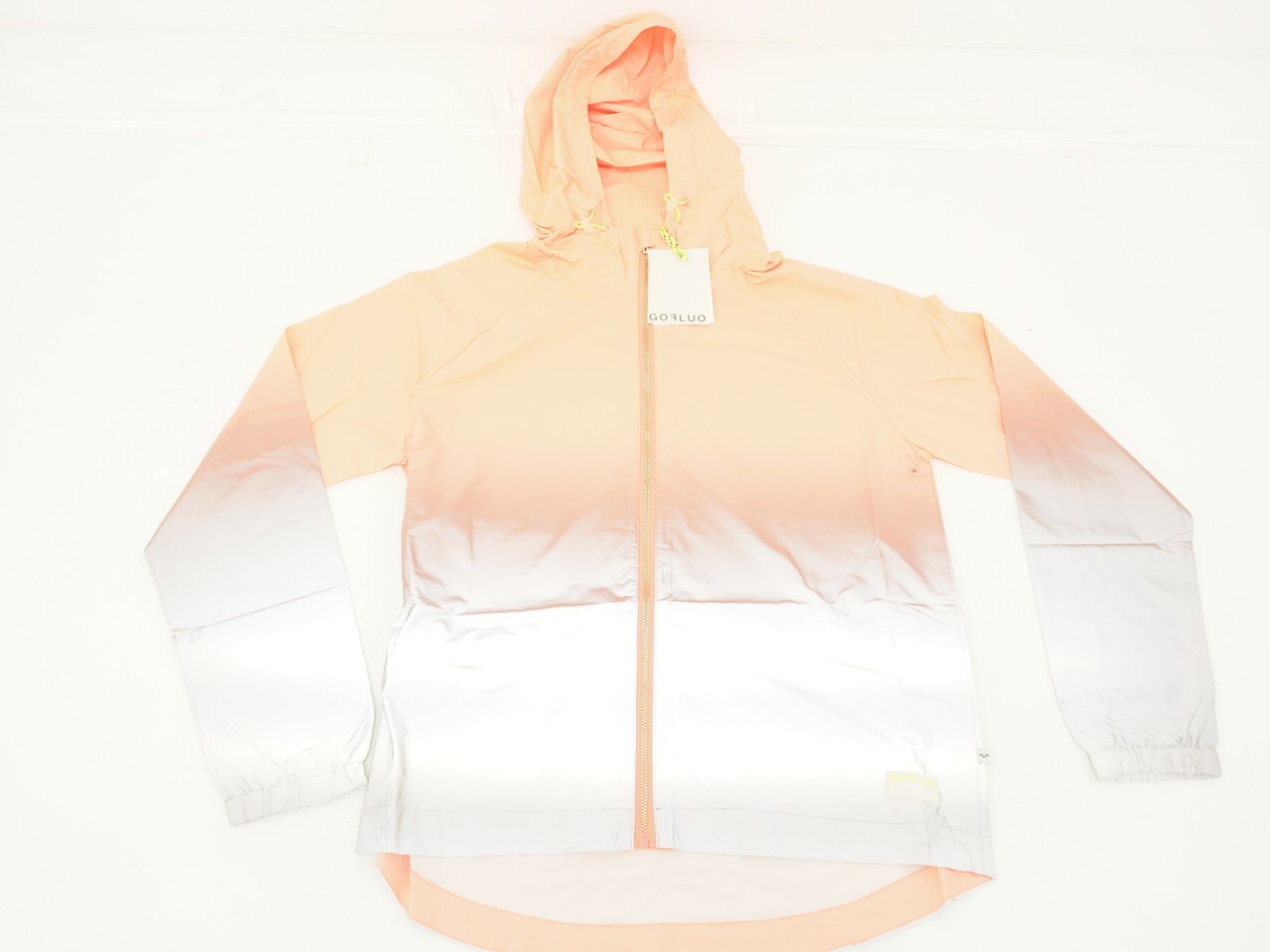 New! GOFLUO Billie Reflective Jacket Size XS Adult/Women's Coral/Pink