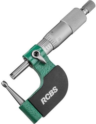 Vernier Ball Micrometer, Precision Micrometer for Measuring Case Neck Wall Thick