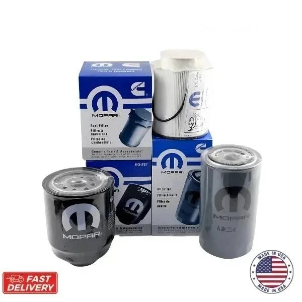 2013-2018 Ram 2500-5500 6.7L Cummins Mopar Oil & Fuel Filter Kit 68157291AA 5083