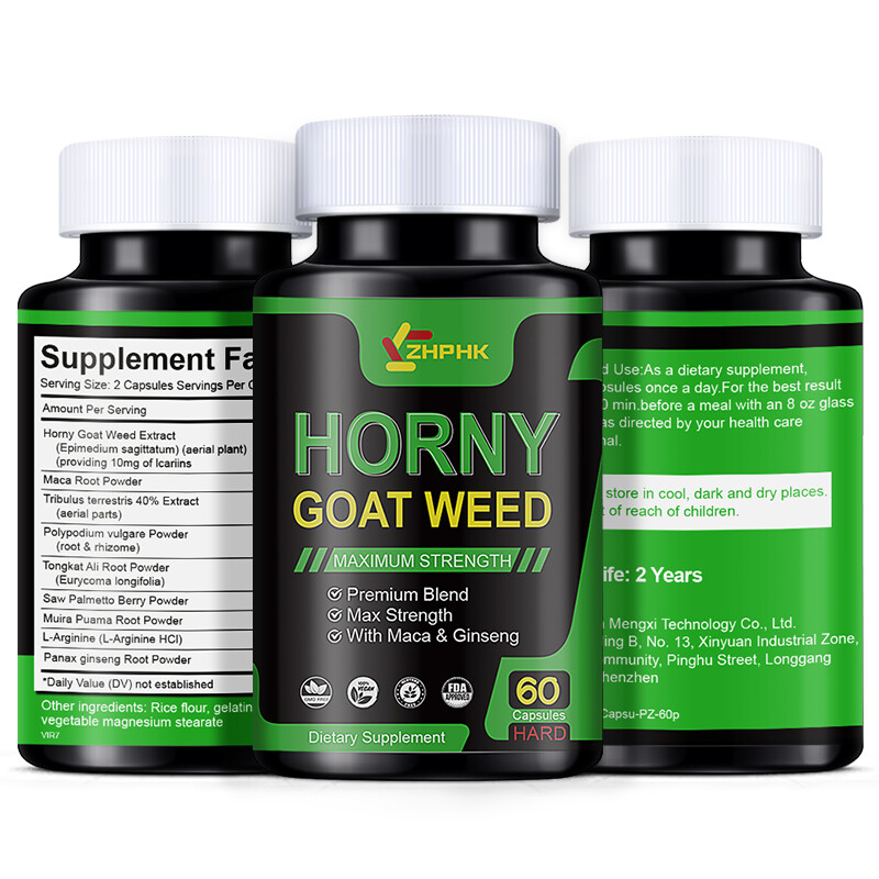 3X STRENGTH Horny Goat Weed Extract W/ Maca Root Powder,L-Arginine,Saw Palmetto