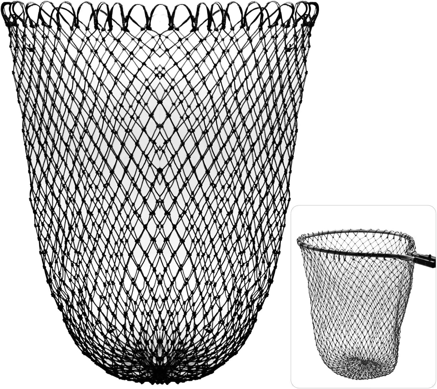 Fishing Net Fish Landing Net Foldable Fishing Replacement Net for Freshwater Sal