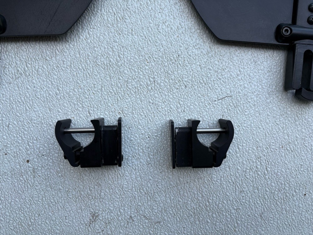 Tilite Wheelchair armrests with mounting brackets.