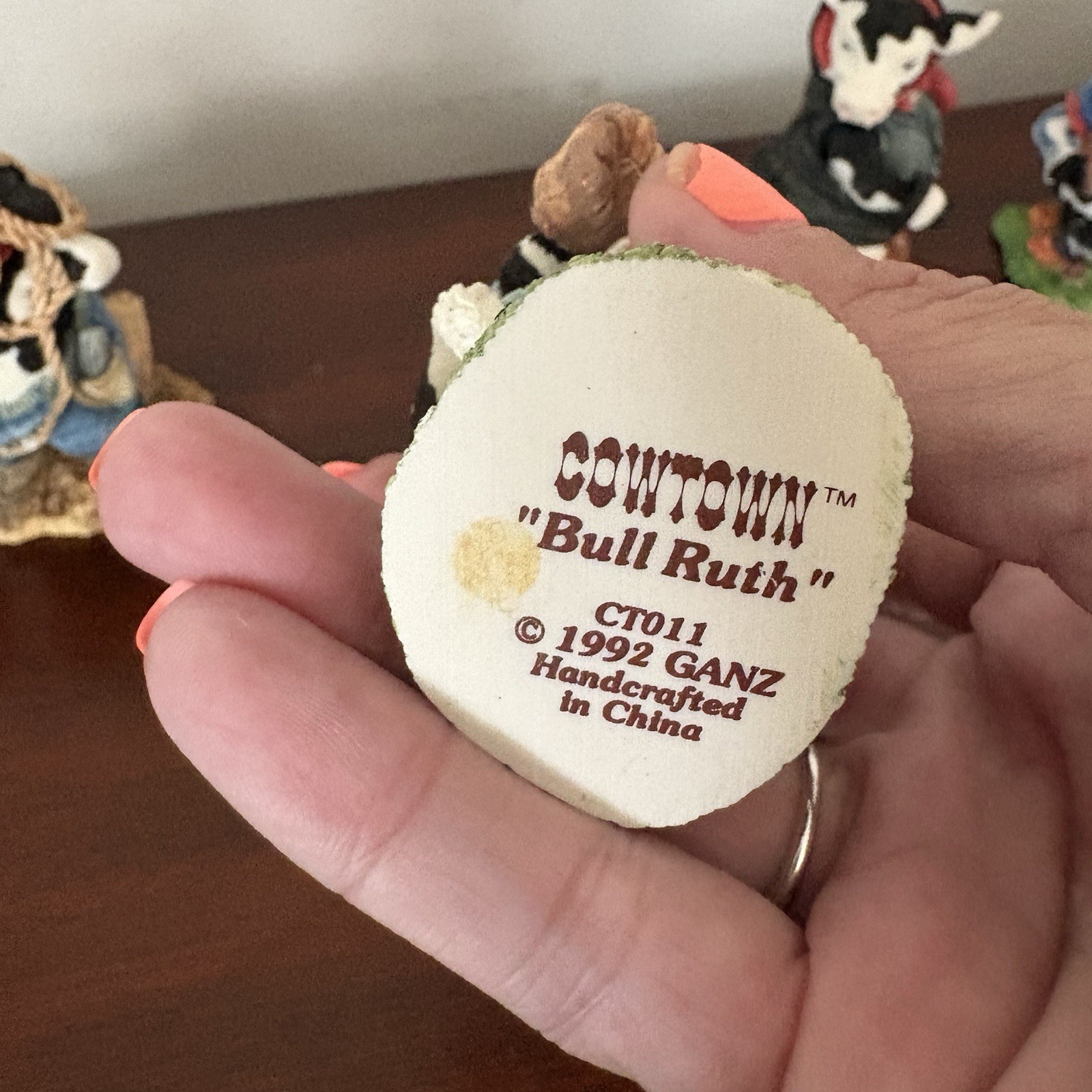 Ganz Cowtown Collection Figurines Lot Of 5 - 1992 & 1995-Please Read Description