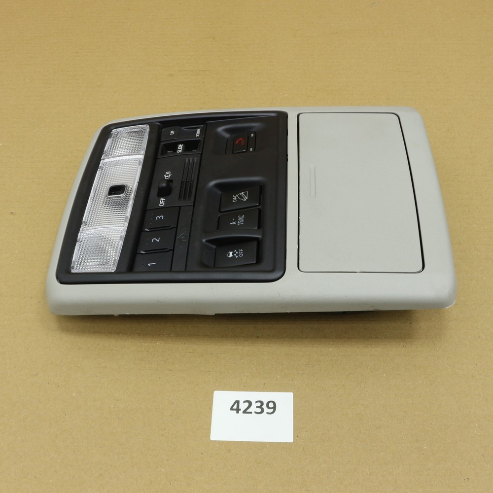 Toyota 4Runner 2014-2019 OEM Overhead Console Map Lamp Dome Control Panel Switch