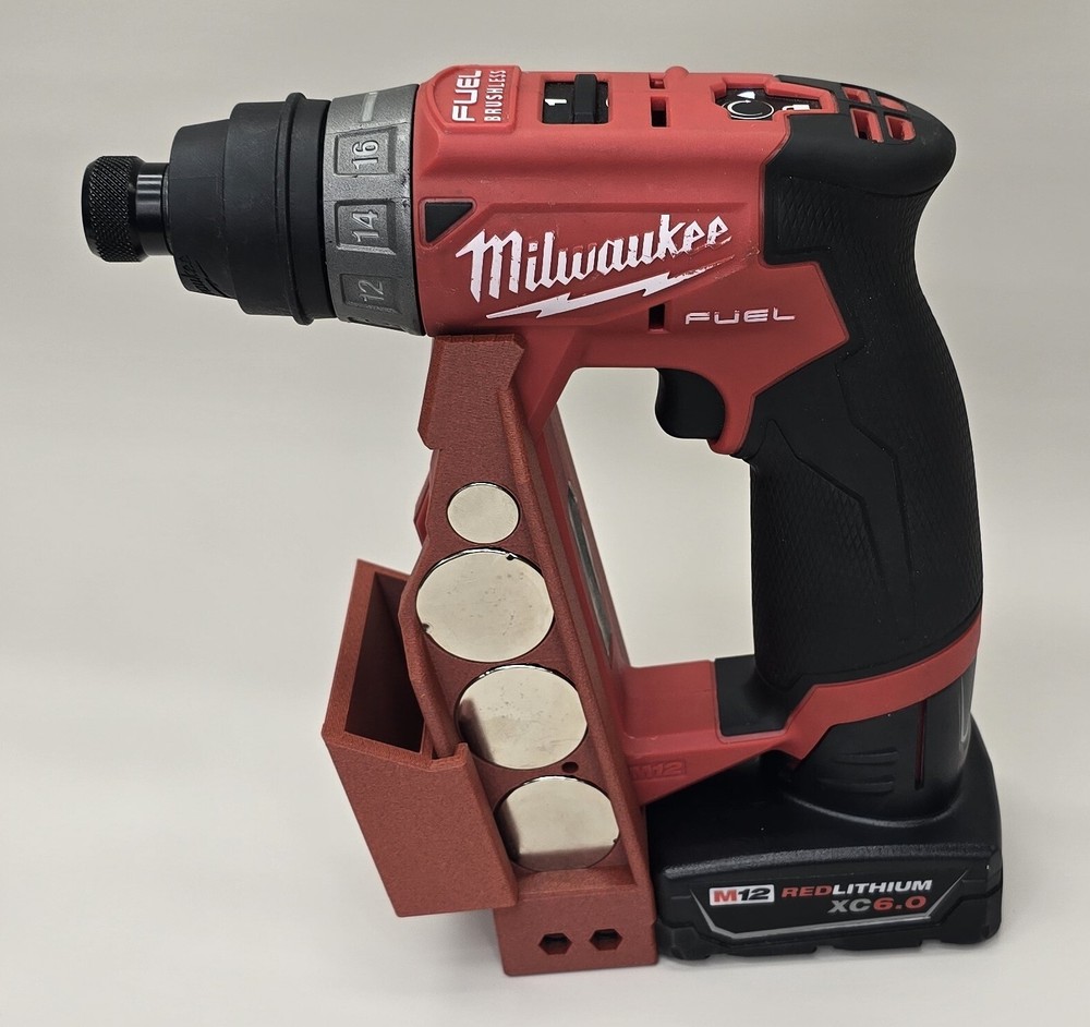 Accessory Base for Milwaukee 2505-22 Installation Tool. Bit and Socket Holder.