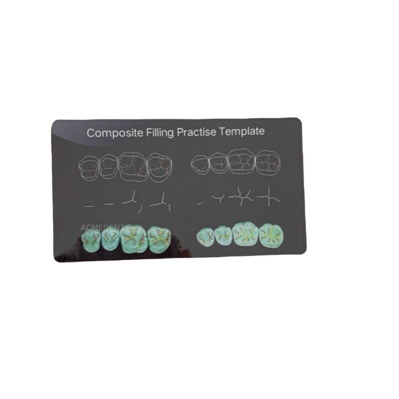 Dental Composite Resin Filling Model Student Practise Template Morphology Board
