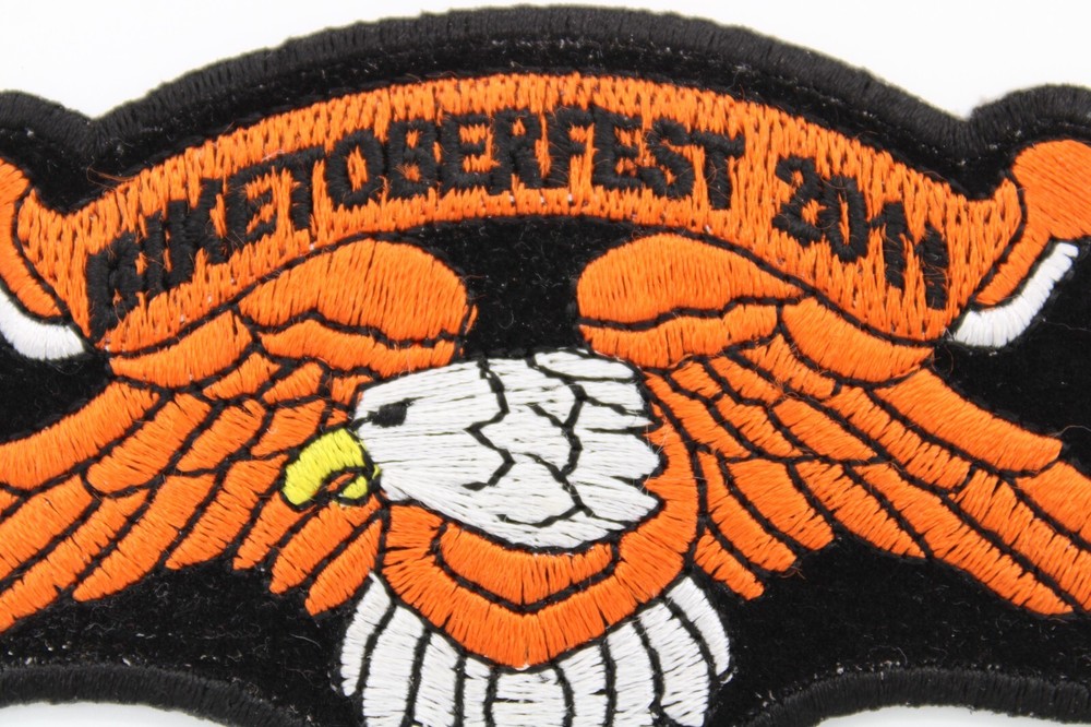 Harley Davidson 4"×2" Biketoberfest 2011 Motorcycle Eagle Embroidered Patch New