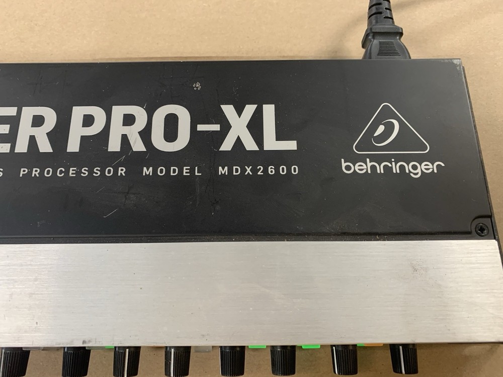 Behringer MDX2600 Audio Interactive Compressor Dynamics Processor Composer-XL