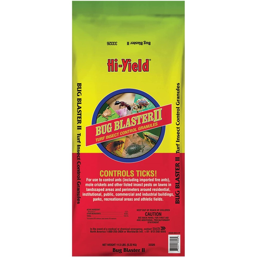 Hi-Yield Bug Blaster II Turf Insect Control Granules, 11.5lbs