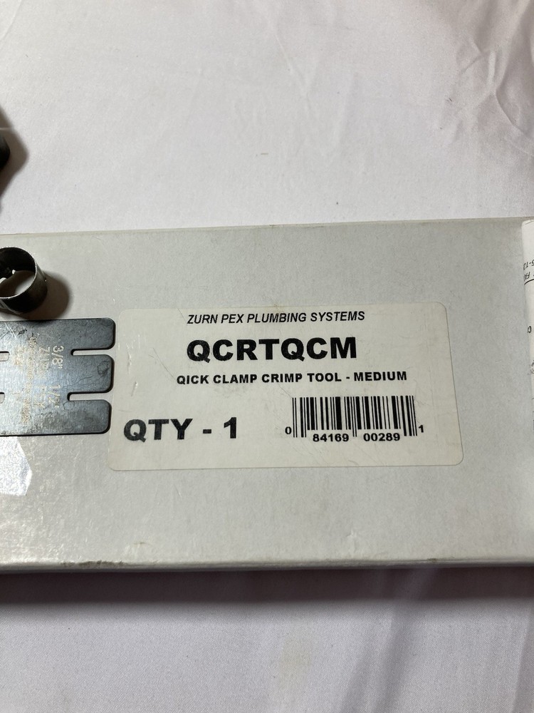 Zurn PEX QickClamp Medium Multi-Size Copper Crimp Ring Tool QCRTQCM