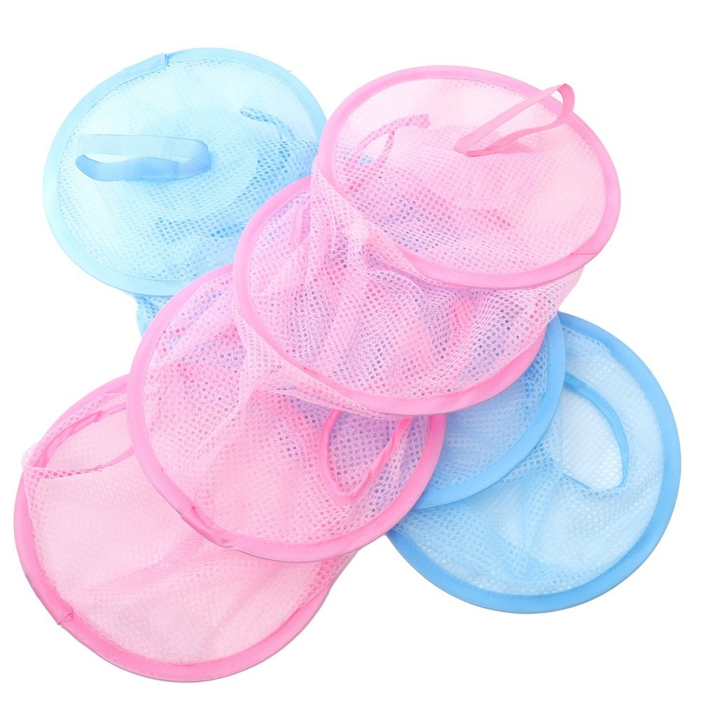2 Pcs Hanging Mesh Storage Net Multi Layer Drying Basket For Socks Clothes