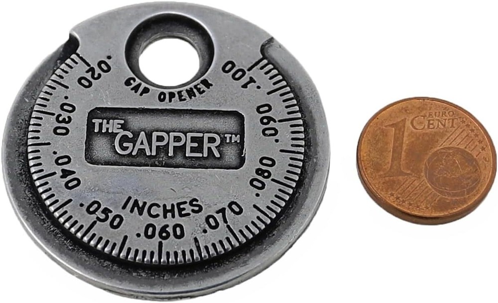 Ramp-Type Spark Plug Gapper, Precision Gauge Tool for Accurate Plug Gaps