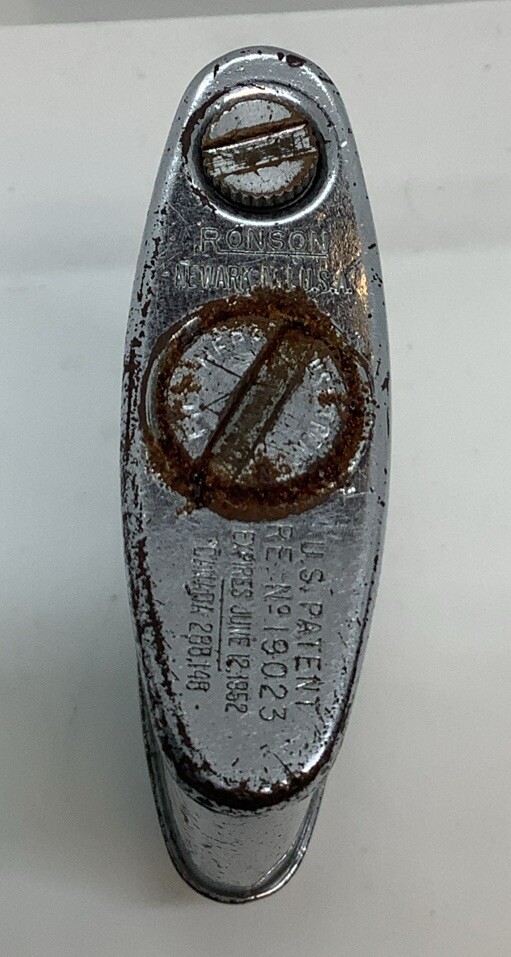 Vintage RONSON Lighter Silver USA