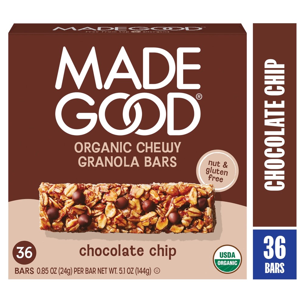 36 Count Chocolate Chip Granola Bars