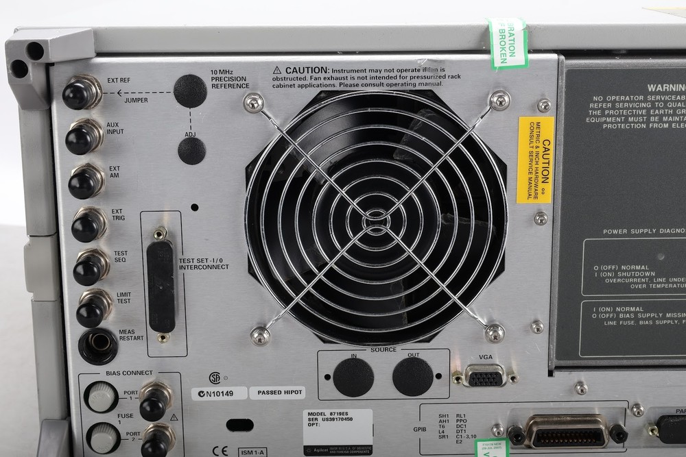 Agilent 8719ES S-Parameter Network Analyzer 50MHz - 13.5GHZ - No Options