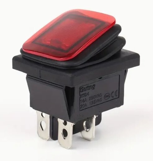 Carpet cleaning DPST 2-Position Rocker Switch