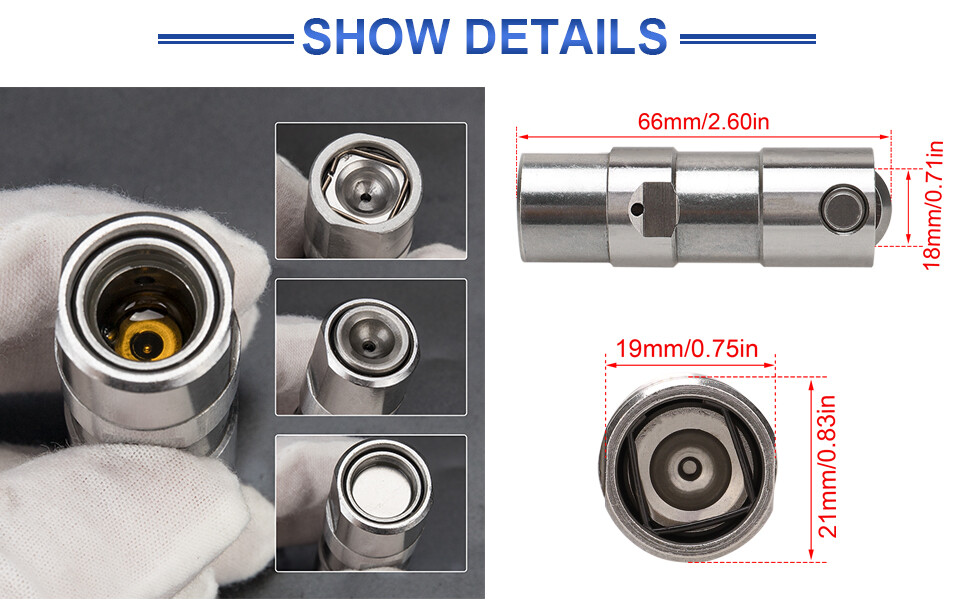 For GM LS LS1 LS3 LS7 16PC Performance Hydraulic Roller Lifters & 4 Guides Trays