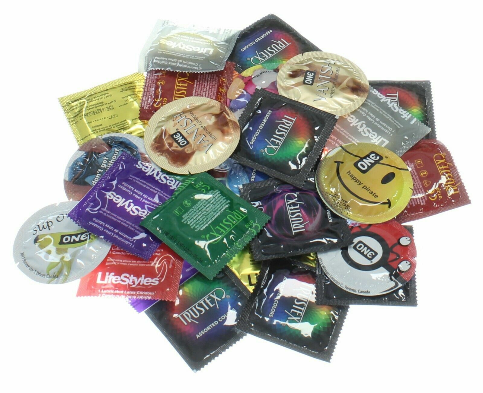 100 CONDOMS - Mixed magnums, atlas, Ones xl, and more Exp 2027 Or Later