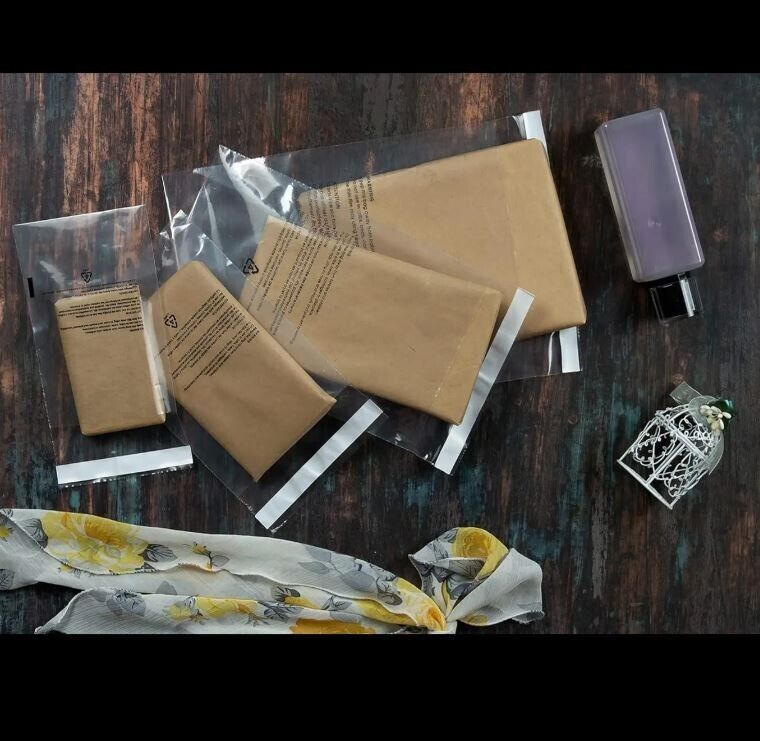 Poly Bags Suffocation Warning Clear Merchandise 1.5 mil For Amazon