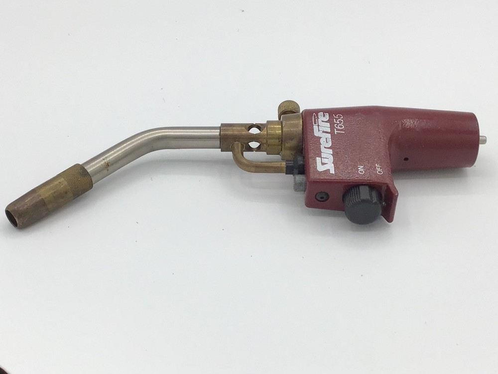 Surefire T655 Propane Torch Piezo Ignition For Easy Lighting Adjustable Flame Co