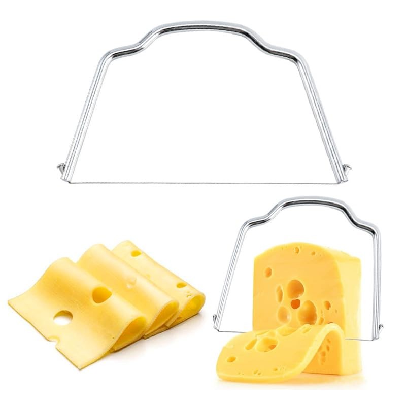 2 Pack Cheese Slicer - Effective Stainless Steel Medium, 2