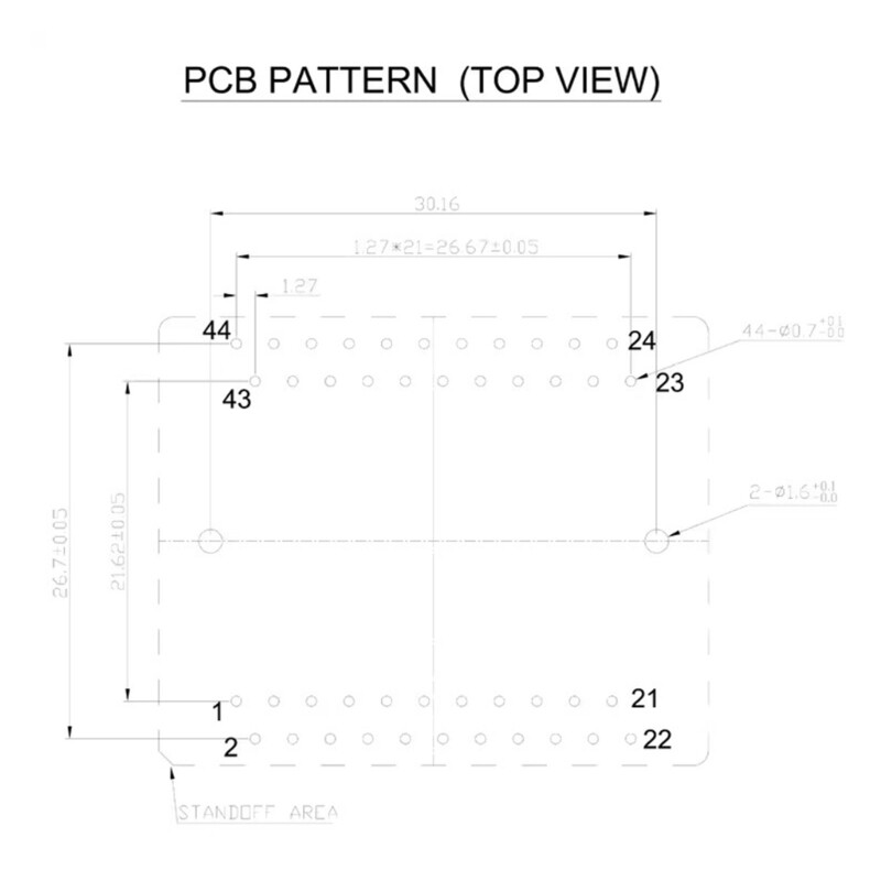 PSOP44 SOP44 SOIC44-1.27 IC Test Socket Programmer Adapter Socket Professional