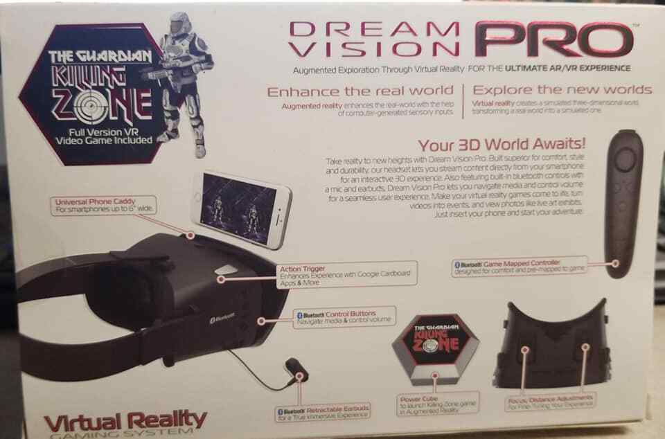 Tzumi Dream Vision Pro Virtual Reality Smartphone Headset https://(LOC TUB L-29)