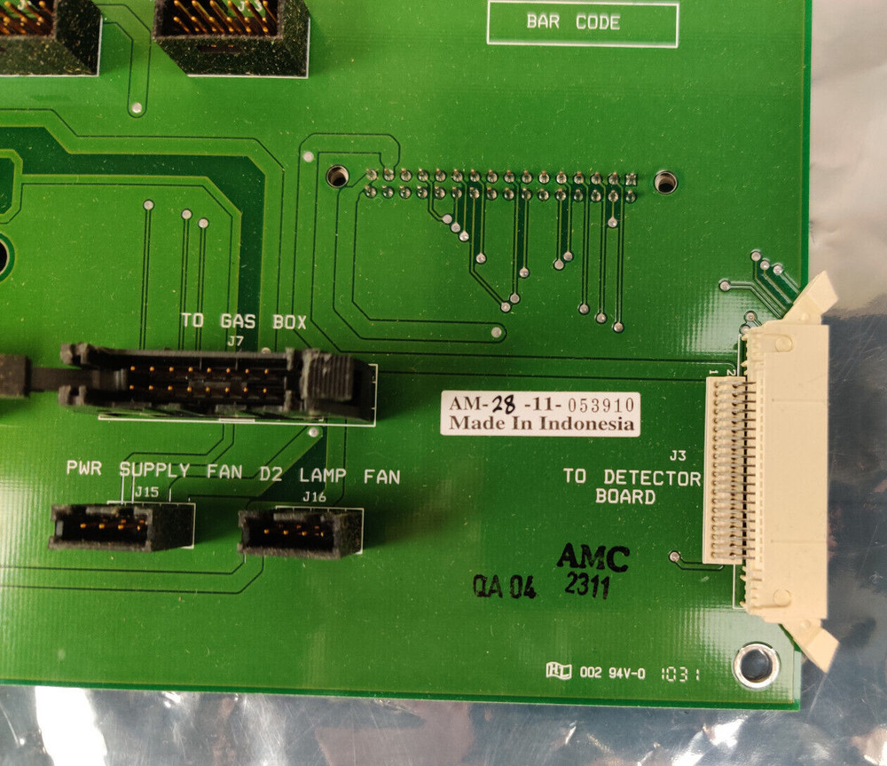PerkinElmer AAnalyst E-Box Interface Board N3159024 Rev A