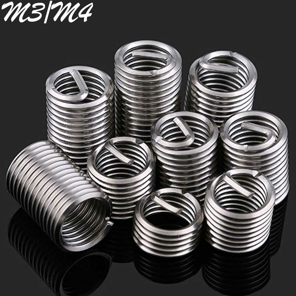 M3 M4 Metric 304 Stainless Steel Thread Inserts Thread Repair Wire Insert