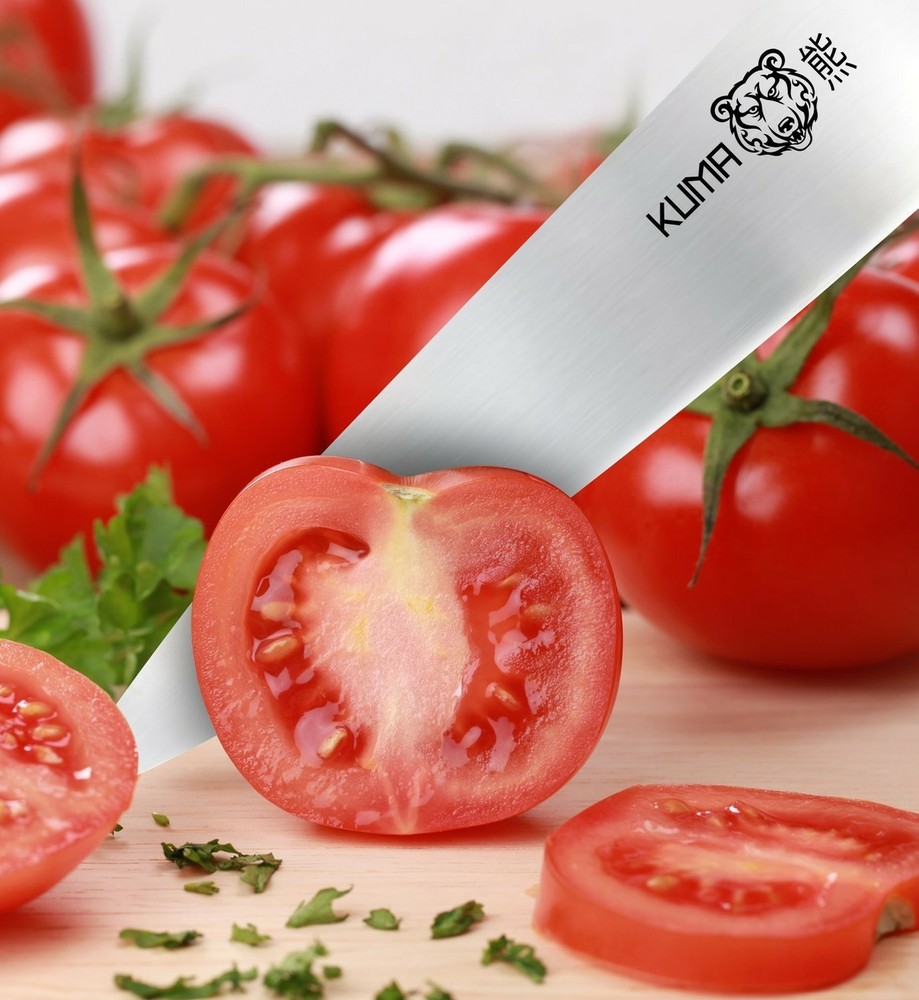 KUMA Multi Purpose Chef Knife - Pro Bolster Edition - RAZOR SHARP Kitchen Knife