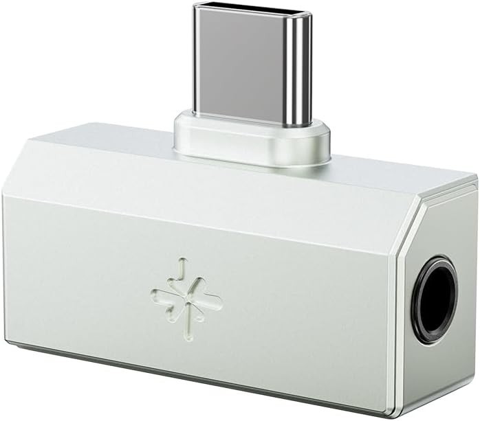 FiiO/Snowsky Tiny DAC Headphone Amp,PEQ,DSD256,PCM, 3.5mm+Type-C(Tiny A, Silver)