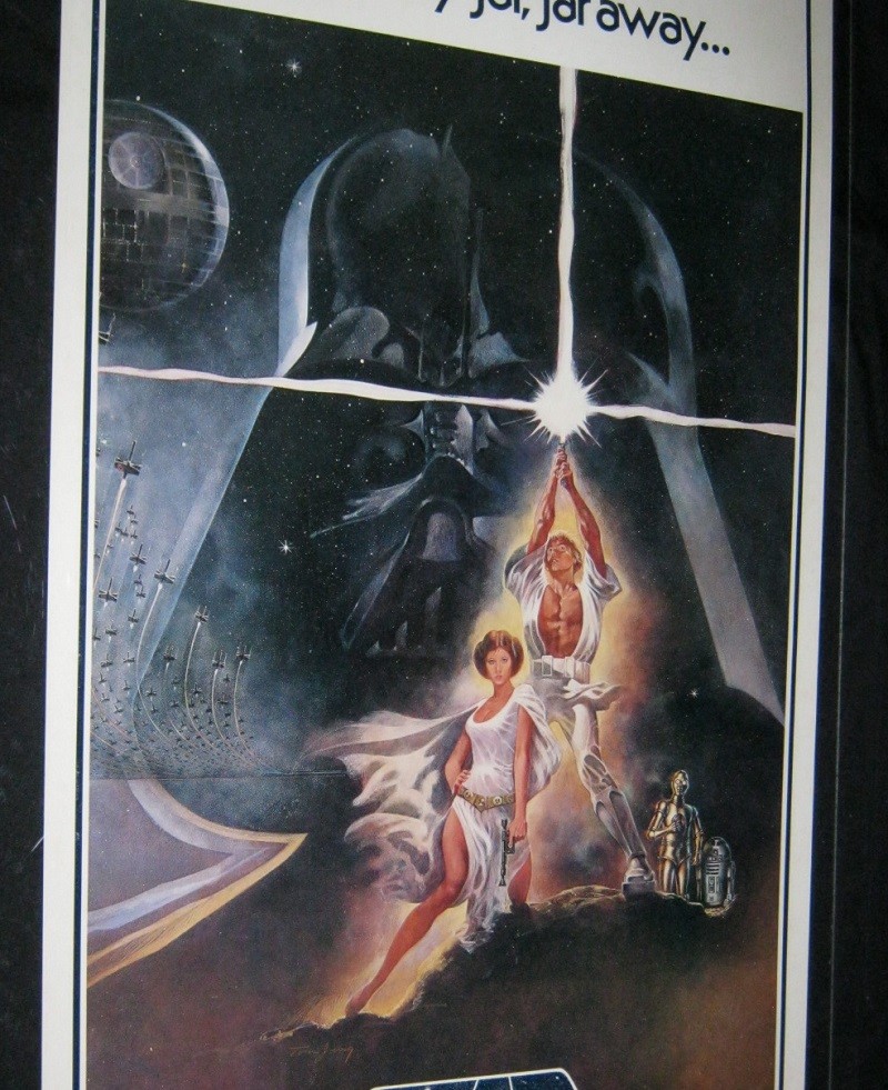 Original STAR WARS Rare Video Style Insert 14" X 36" Rolled L@@K