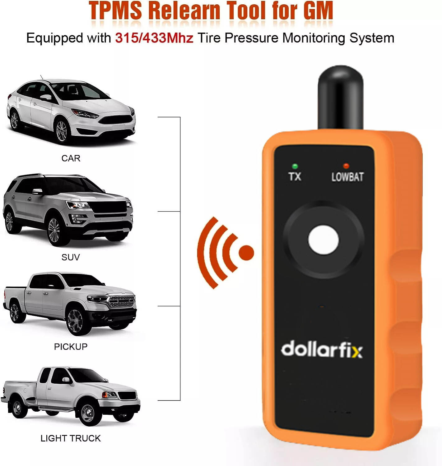 EL-50448 TPMS Reset Tool Relearn Tool Car Tire Pressure Sensor Activation For GM