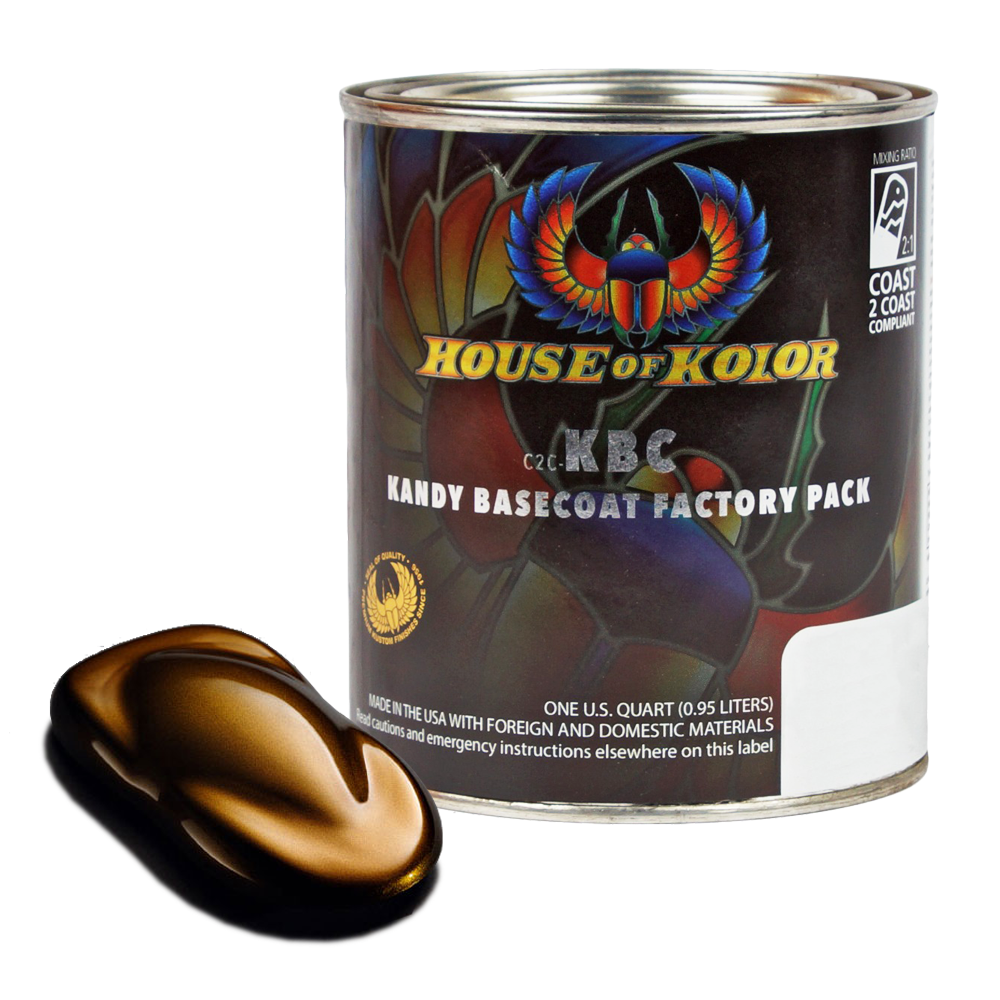 House of Kolor KBC12 Pagan Gold Kandy Basecoat (Quart)