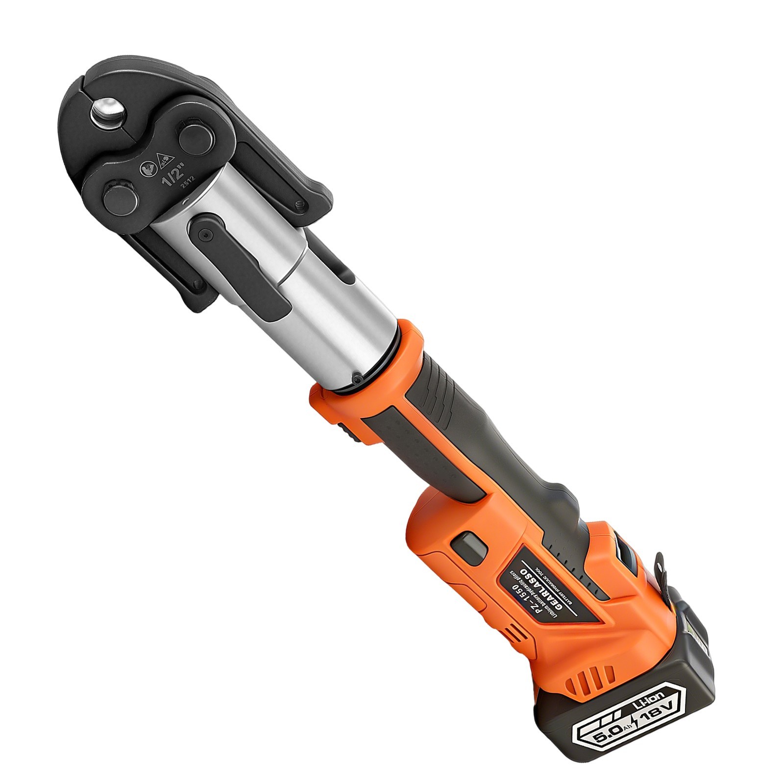 1/2" -2" Pro Press Tool Pipe Crimping Kit Press Tool Battery Kit with 6 Jaws