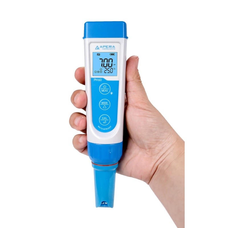 pH Meter W/ Replaceable Probe Auto Calibration ATC Large LCD Dual Display Kit US