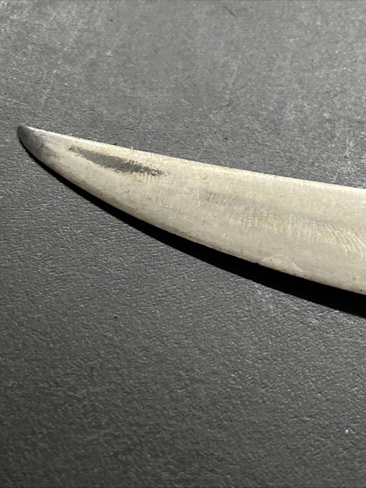 Old Primitive Forged Hand Made Knife 9” Blade