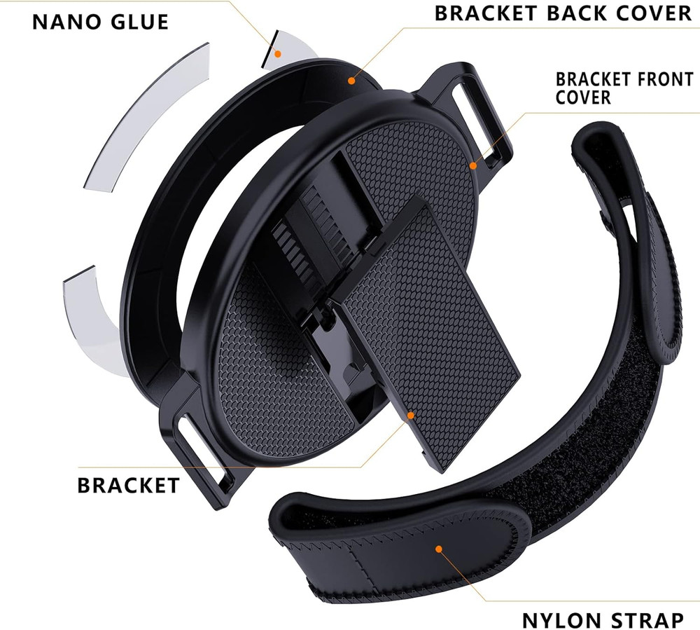 Tablet Stand with Hand Strap - Universal Tablet Hand Strap Holder & Loop Fasteni